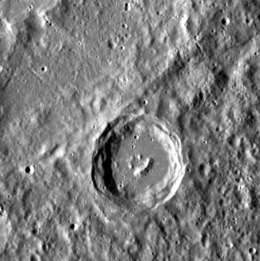 Happy Little Crater on Mercury